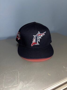 New Era Florida Marlins Hat 7.5